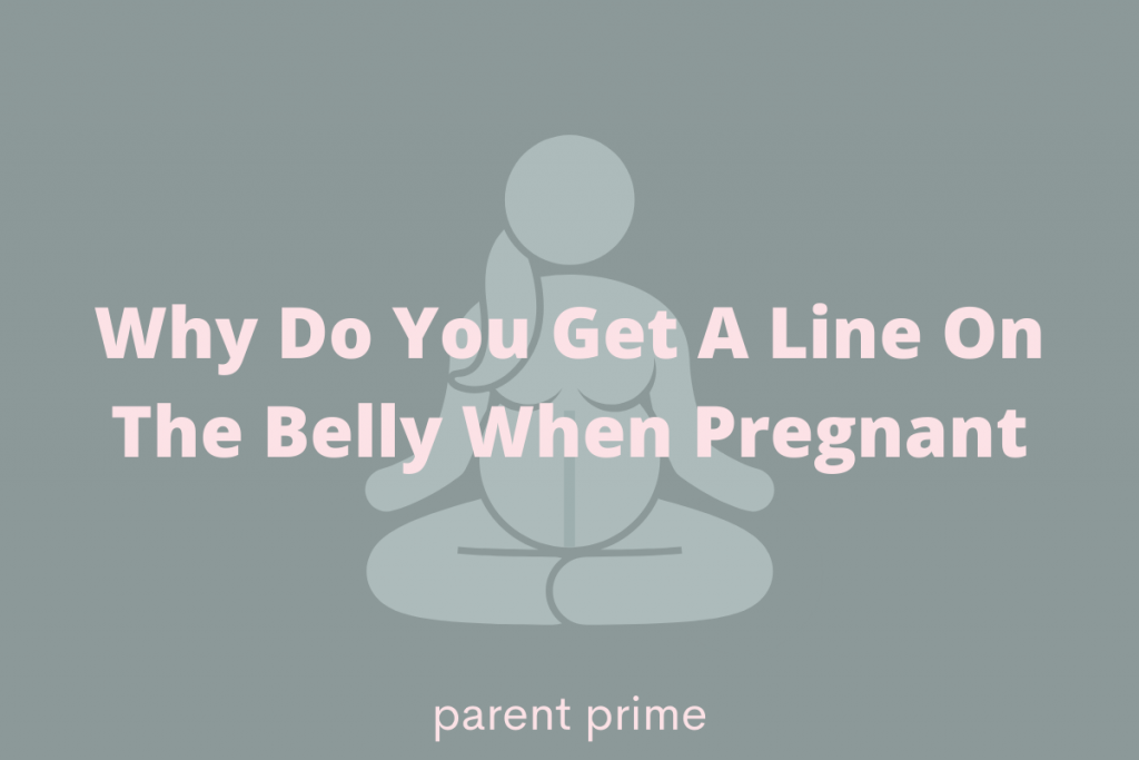 why do you get line on belly when pregnant